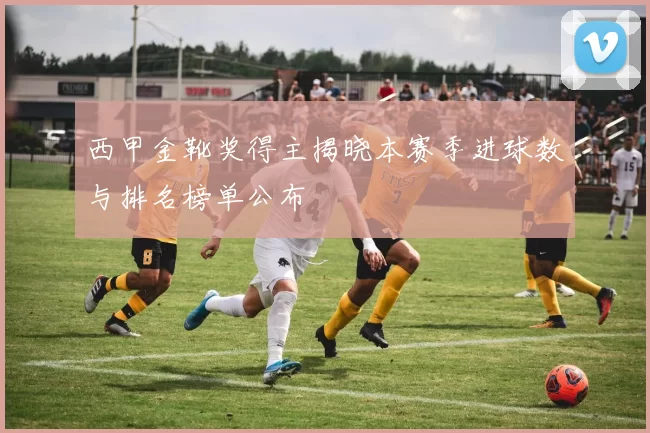 西甲金靴奖得主揭晓本赛季进球数与排名榜单公布